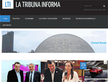 Tablet Screenshot of latribunainforma.com.ar